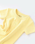 Kurzarm-Strampler aus Bio-Baumwolle - Gelb - Cheeky Nomads