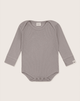 Gray ribbed Bodysuit