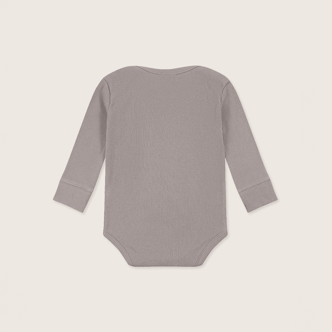 Gray ribbed Bodysuit
