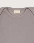 Gray ribbed Bodysuit