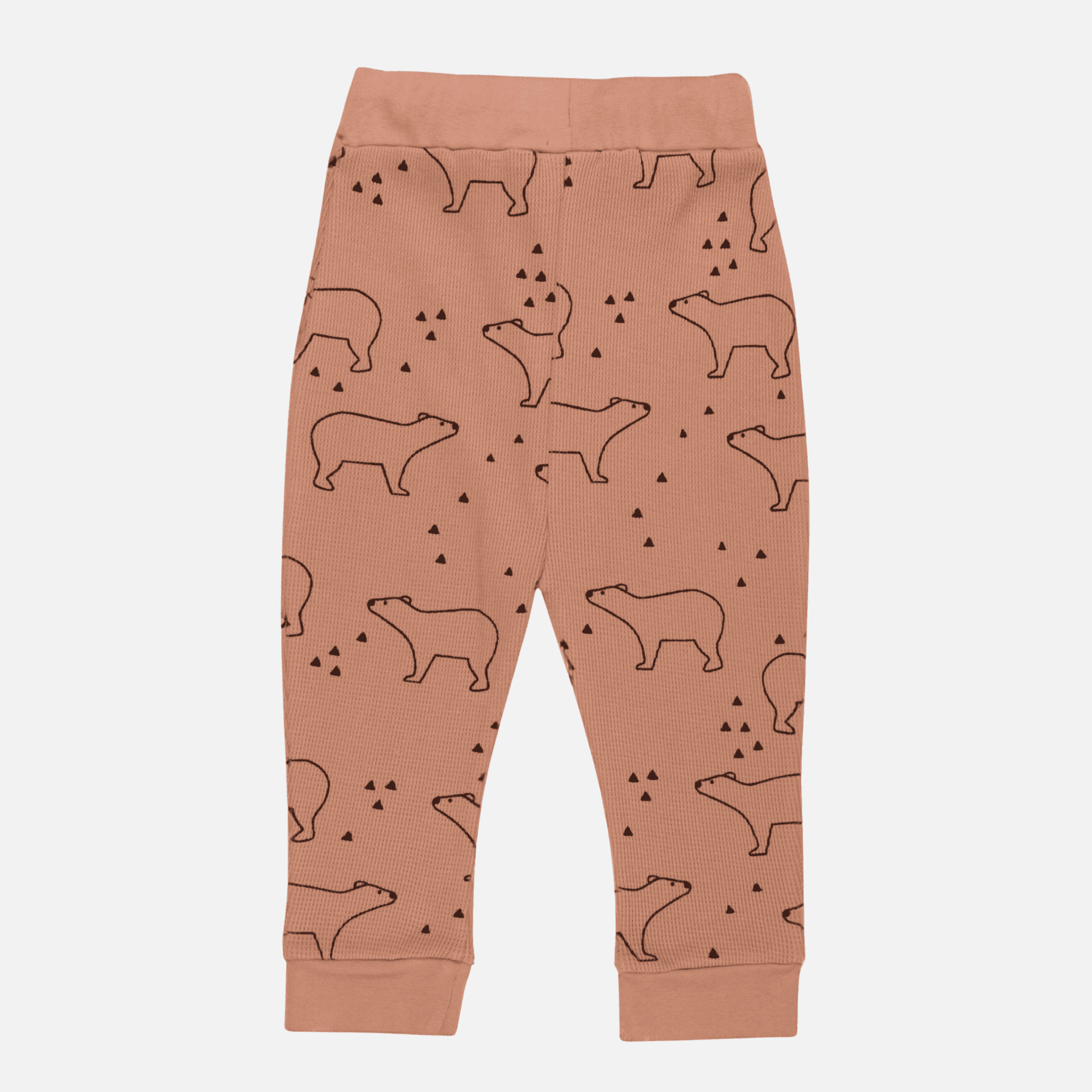 Bear Silhouette Harem Jogginghose - Ember- Rückseite