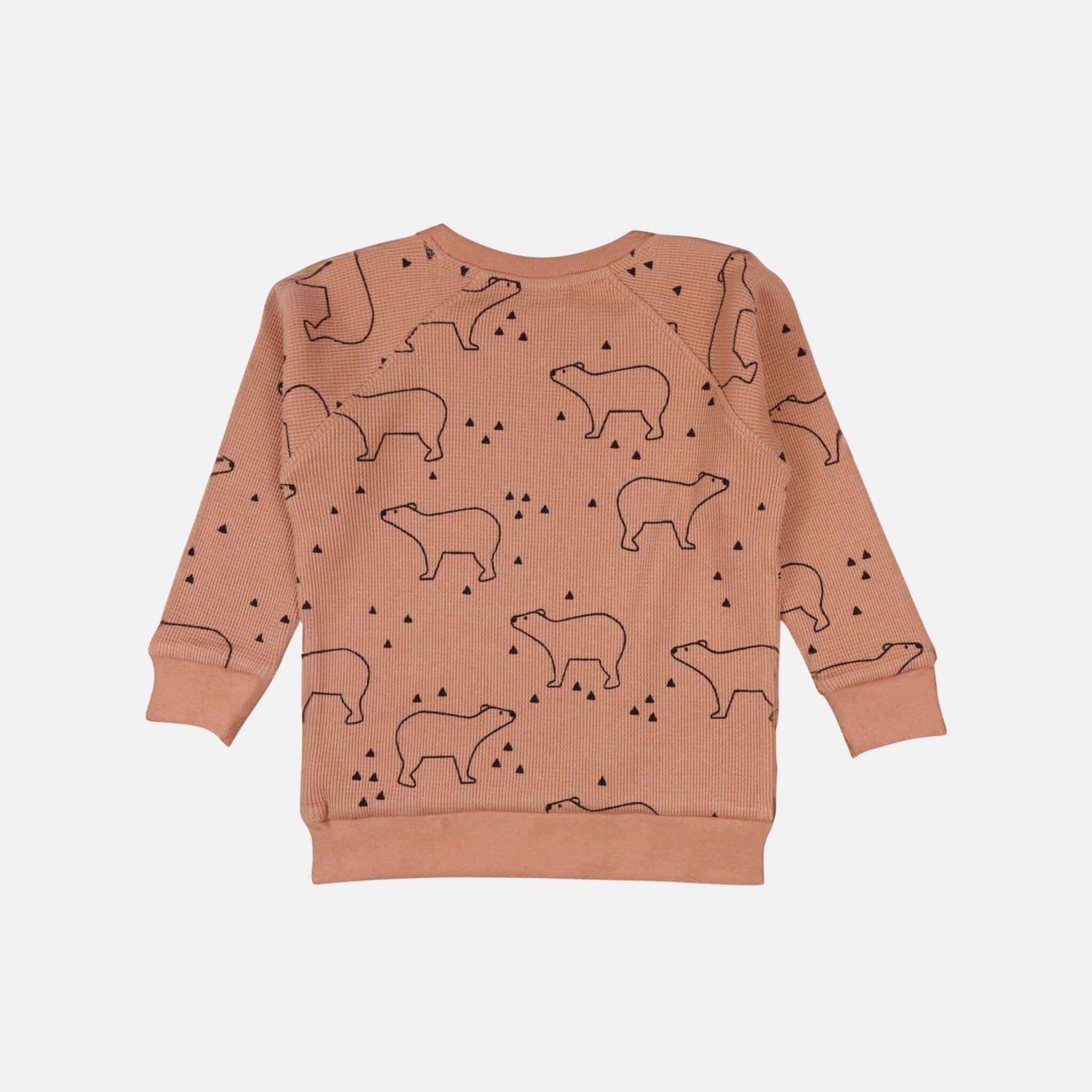 Bear Silhouette Sweatshirt - Ember- Rückseite