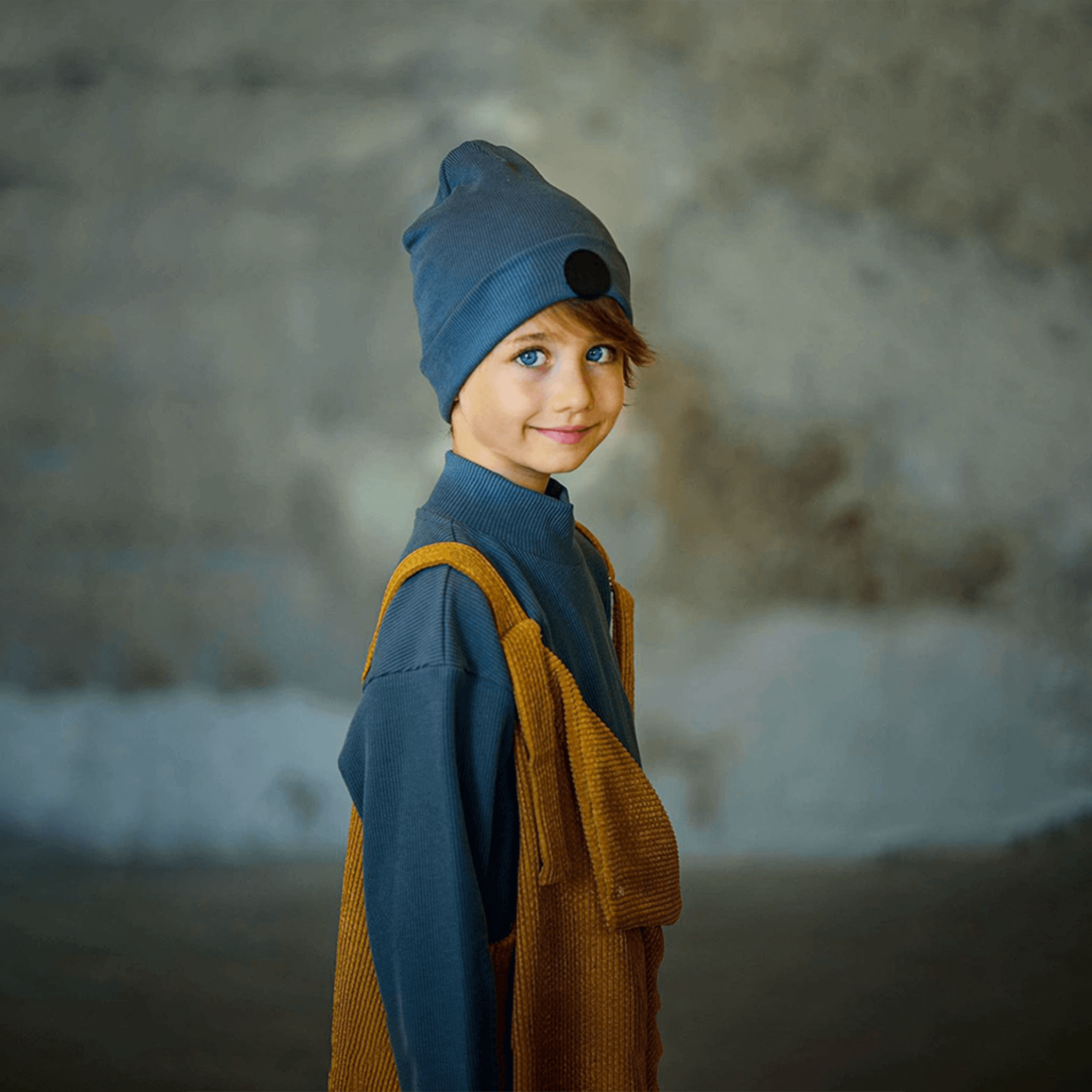 Mehrfarbig Jumpsuit mit Pulli - Mustard - Cheeky Nomads