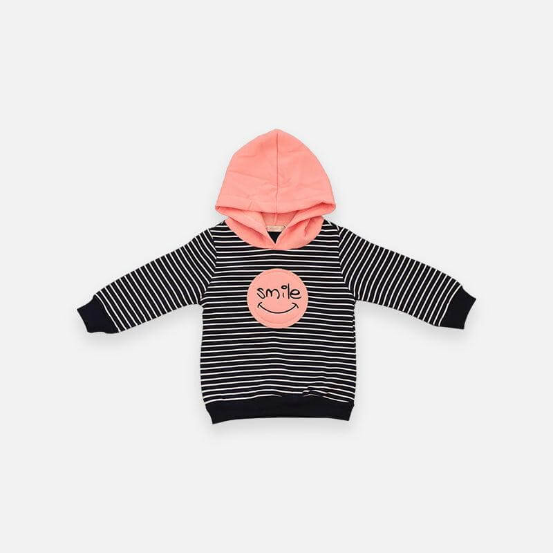 Smile Kapuzenpulli - Marineblau - Cheeky Nomads