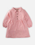 Pink Melange Kleid aus Baumwolle - Cheeky Nomads