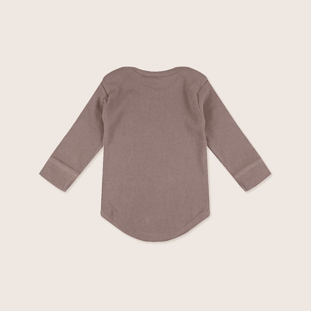 Steinfarbener gerippter Body