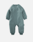Baby Bear Strampler in Grün - Rückseite- Cheeky Nomads