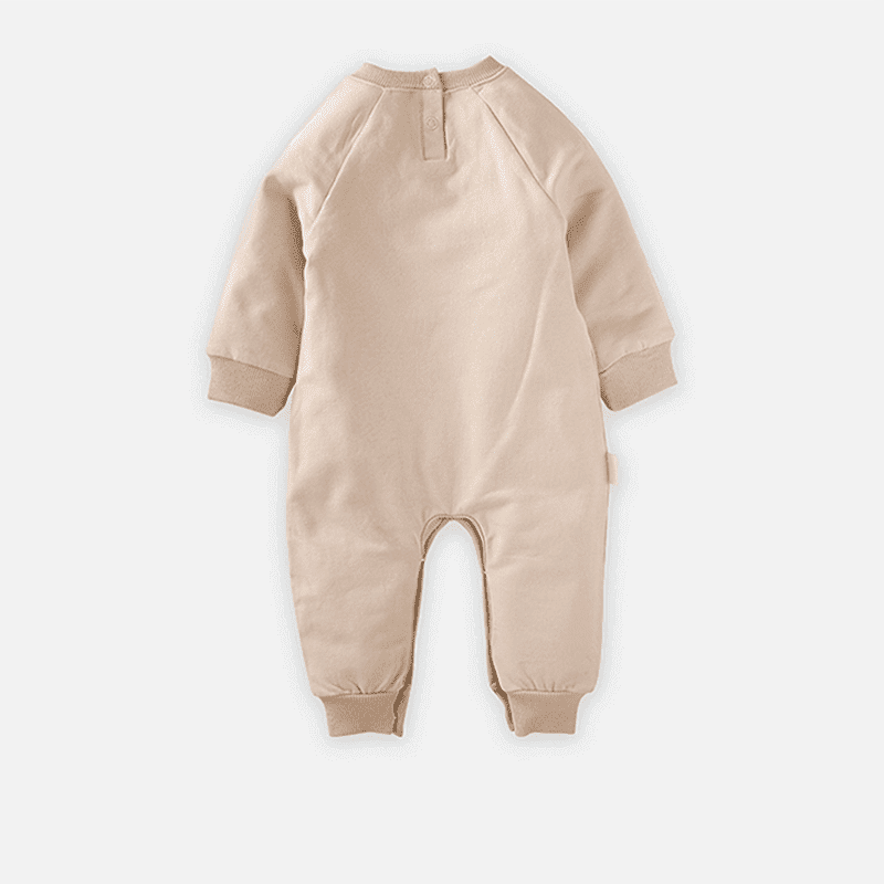 Baby Bear Strampler in Sand - Cheeky Nomads