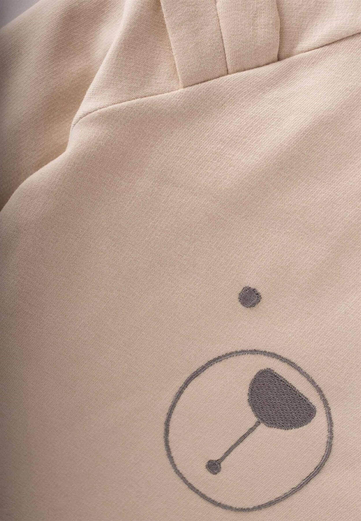 Baby Bear Strampler - Sand - Cheeky Nomads