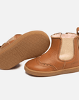 Axelle Lauflernschuhe in Braun/Gold für Kinder