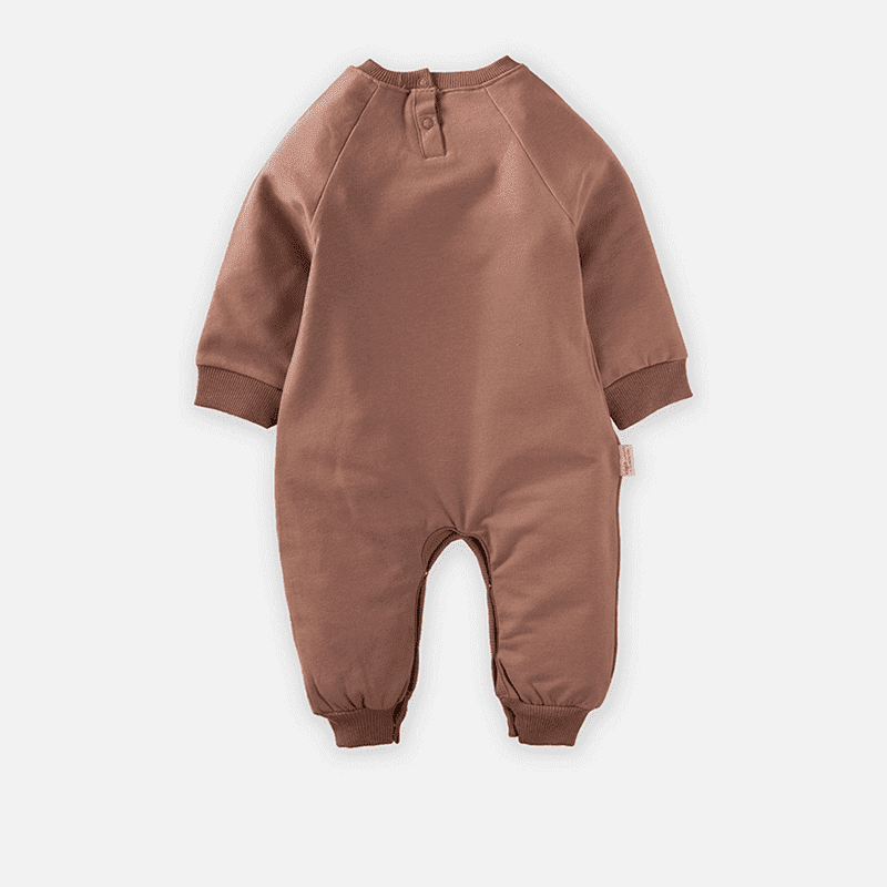 Baby Bear Strampler in Braun - Rückseite