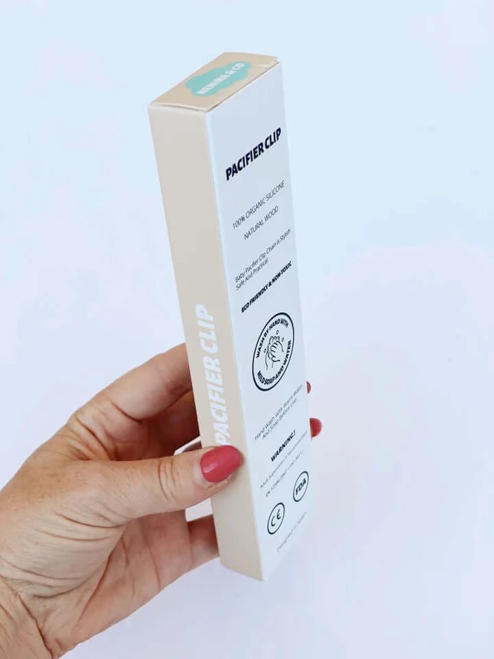 Bio Beiss -Schnullerkette - Spring Peach Edition - Cheeky Nomads