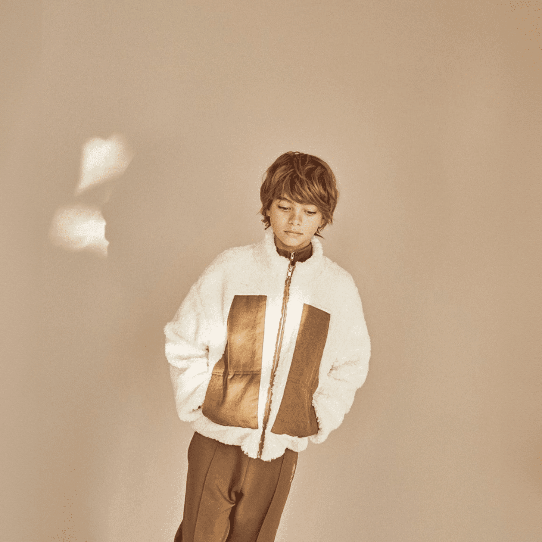 Albert Kinder Jacke aus Bio-Baumwolle für Winter