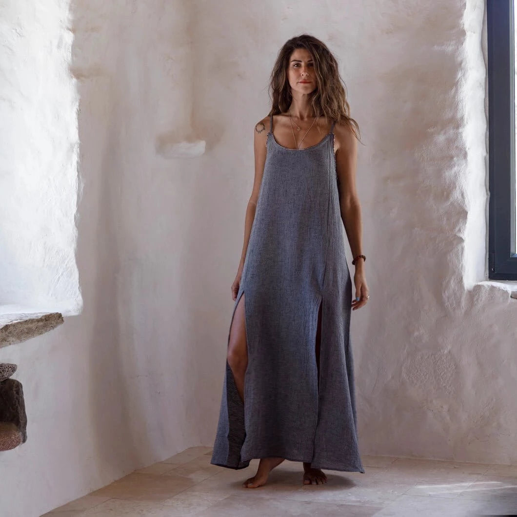 Damen Sile Maxikleid