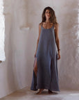 Damen Sile Maxikleid
