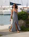 Damen Sile Maxikleid