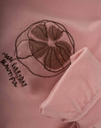 Fruit Embroidered Sweatshirt- Powder - Cheeky Nomads