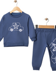 2-teiliges Jungen Baby Set Trainingsanzug Let’s Play (Oberteil & Hose)