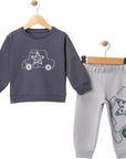 2-teiliges Jungen Baby Set Trainingsanzug Let’s Play (Oberteil & Hose)