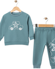 2-teiliges Jungen Baby Set Trainingsanzug Let’s Play (Oberteil & Hose)