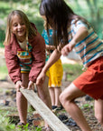 Waterproof kids rain jacket made from recycled material