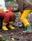 Bottes en Caoutchouc avec doublure pour enfants - Nuage bleu