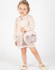 Kleid mit Tasche aus Baumwolle 2-teiliges Set