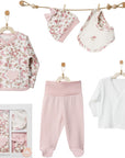 5-teiliges Neugeborenen-Set aus Baumwolle – Floral Dreams