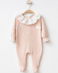 Baby Overall Mädchen mit Schmetterlings-Stickerei