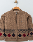 Strickjacke aus Baumwolle für Jungen