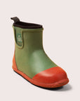 Bottines hautes en caoutchouc avec doublure color block