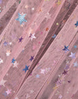 Magical two-sided children's cape Rainbow Stars