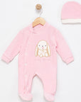 Overall Baby Set aus Baumwolle Velvet Bunny´s flowers