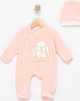 Overall Baby Set aus Baumwolle Velvet Bunny´s flowers