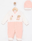 Baby Overall Set aus Baumwolle Velvet Little Bear