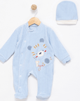 Baby Overall Set aus Baumwolle Velvet Tiger