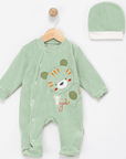 Baby Overall Set aus Baumwolle Velvet Tiger