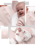 Baby Overall mit Fuß für Mädchen aus Baumwolle