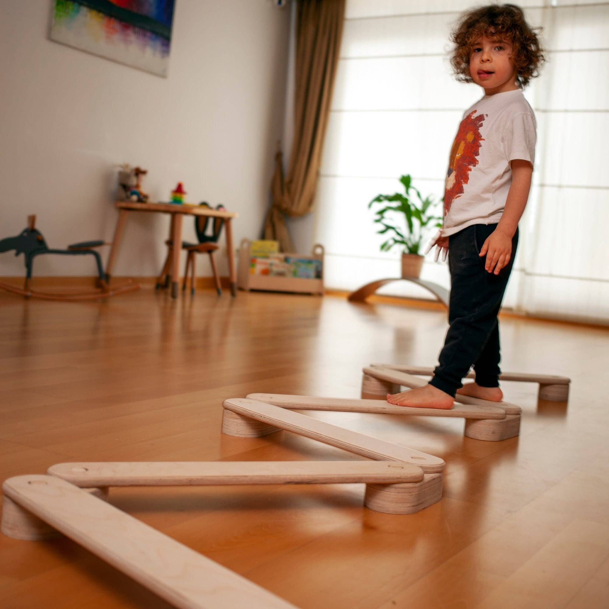 Schwebebalken-Set Montessori Spielzeug