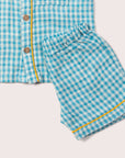 Kinder Pyjama Short Set - Blue Moon