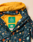 Waterproof Kids Rain Jacket made from recycled PET