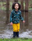 Waterproof Kids Rain Jacket made from recycled PET