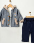 3-teiliges Baby Set aus Baumwolle freinds are like family