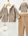 3-teiliges Baby Set aus Baumwolle freinds are like family