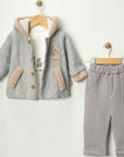 3-teiliges Baby Set aus Baumwolle freinds are like family