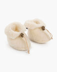 Baby Stiefeletten aus 100 % Wolle - Natural