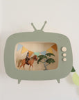 TV-Box aus Holz  Wanddekoration für Kinderzimmer