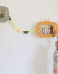 Salbei Holz TV-Box Wanddekoration Kinderzimmer