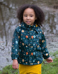 Waterproof Kids Rain Jacket made from recycled PET