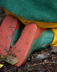 Bottines hautes en caoutchouc avec doublure color block